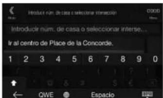 ALPINE INEW710DC - Establecer un destino (X902D/X802D-U/INE-W710D solo) - 4