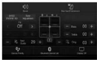 ALPINE INEW710DC - Switching the Audio Sources Screen to a Dedicated Screen - 1