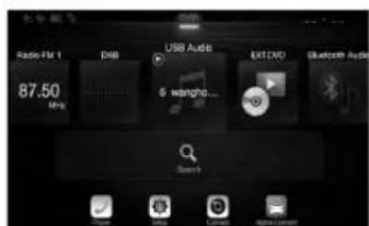 ALPINE INEW710DC - Switching the Audio Sources Screen to a Dedicated Screen - 8