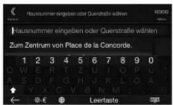ALPINE INEW710DC - Eingeben von Zielorten (nur X902D/X802D-U/INE-W710D) - 3