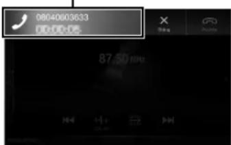 ALPINE INEW710DC - Besvara ett samtal - 2