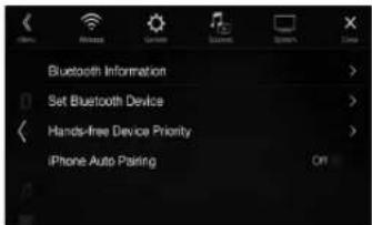 ALPINE INEW710DC - How to connect to a Bluetooth compatible device (Pairing) - 2