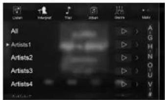 ALPINE INEW710DC - Suchen nach einer Musikdatei (Vollsuchmodus) - 2