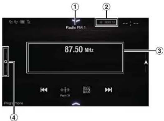 ALPINE X802DCU - Radio/RDS - 1