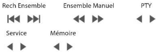 ALPINE X802DCU - 3Appuyez sur le mode de syntonisation de votre choix. - 1