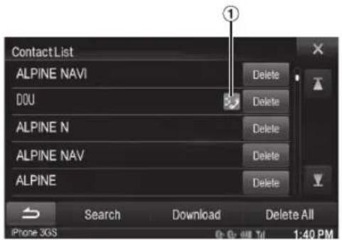 ALPINE X800DV - Fonction Repertoire - 1