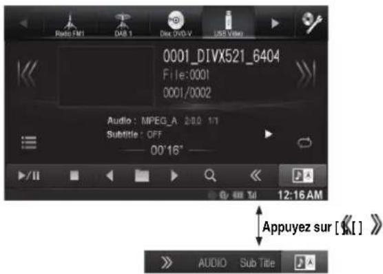 ALPINE X800DV - Mode video - 1