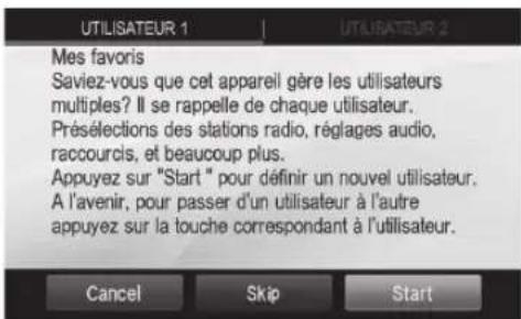 ALPINE X800DV - Appuyez sur [Start]. - 1