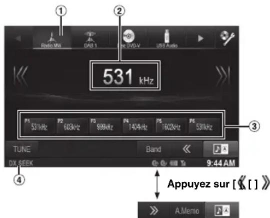 ALPINE X800DV - Radio - 1