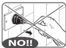 RGV 110920 - Before plugging the appliance, ensure that the line voltage corresponds to that indicated on the rating label (see page 46). - 2