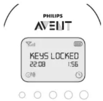 PHILIPS AVENT SCD734 - Key lock - 1