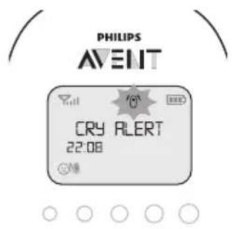 PHILIPS AVENT SCD720 - Upozornenie na plač - 1