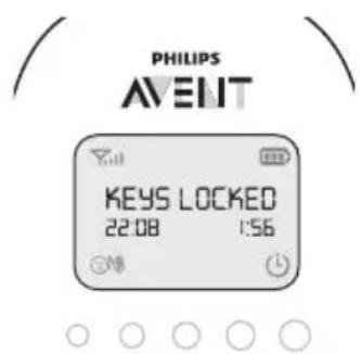 PHILIPS AVENT SCD720 - Blocare buton - 1