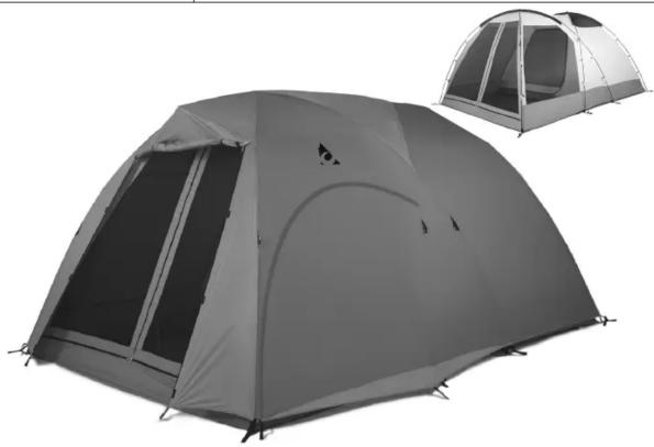 Chinook Twin Peaks Guide 6 - Tente à 6 personnes - 1