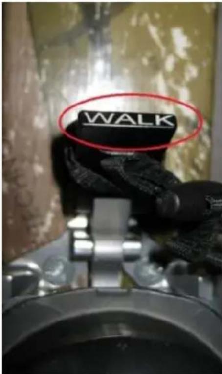 Plum Yak - - WALK Mode (Locked - Uphill): - 1