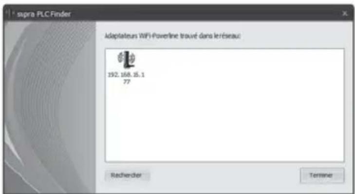 Maginon Powerline AdapterKit - Déterminer l'adresse réseau sur des systèmes Windows - 2