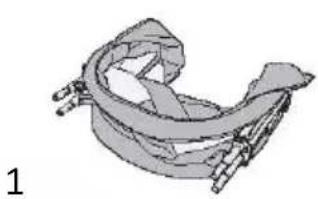 Topmark Sky T6033 - Check if following spare parts are in the box: - 1