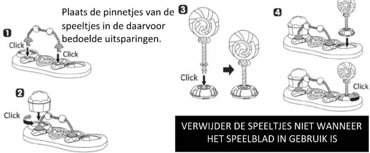 Topmark Nicky T2079 - WAARSCHUWING: Zorg ervoor dat bij het openen, inklappen en afstellen van de loopstoel uw kind zich op een veilige afstand bevindt. - 2