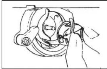 Victoria FY812 - Verwijderen/inzetten van de spoelhuls - 5