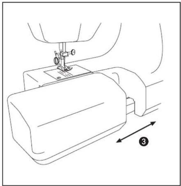 Victoria 270E - b) Unterfaden einfädeln - 5
