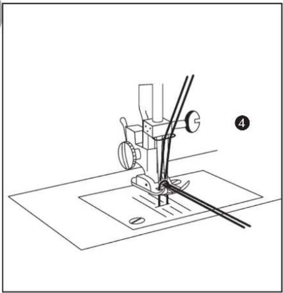 Victoria 270E - d) Remonter le fil inférieur - 1