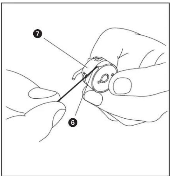 Victoria 270E - b) Onderdraad inrijgen - 2