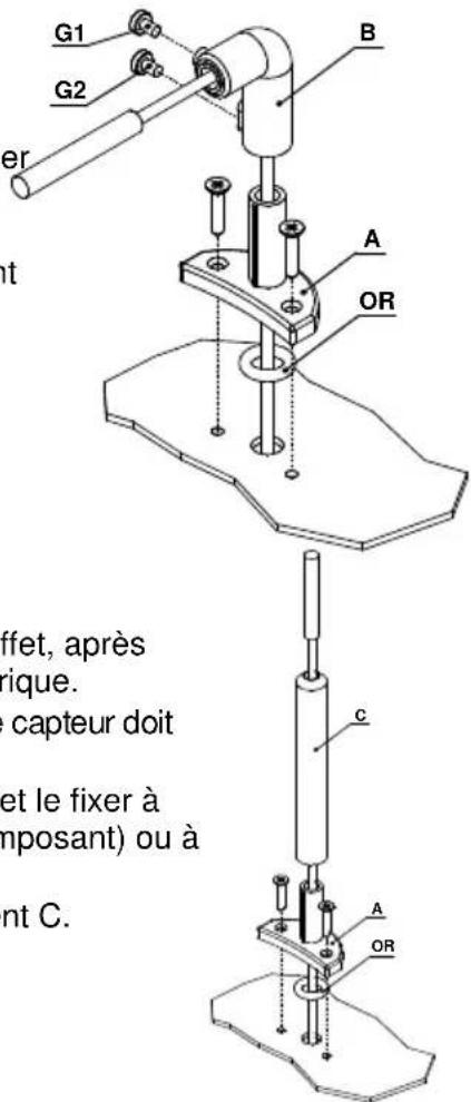 Lofrans Iris - Montage du capteur magnétique pour guindeau à axe horizontal - 1
