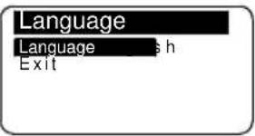 Lofrans Iris - Language menu - 1