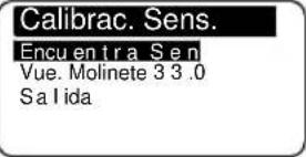 Lofrans Iris - Menú de calibración sensor - 1