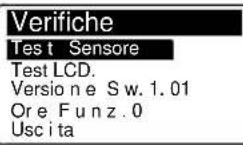 Lofrans Iris - Menù Verifiche - 1