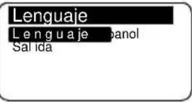 Lofrans Iris - Menú idioma - 1