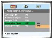 Magnum TVDVD 5561 - MENU RÉGLAGES - 5