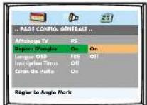 Magnum TVDVD 5561 - MENU RÉGLAGES - 3