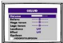 Magnum TVDVD 5561 - MENU VOOR DE GELUIDSINSTELLINGEN - 1