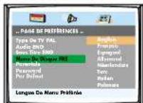 Magnum TVDVD 5561 - MENU PRÉFÉRENCES - 4