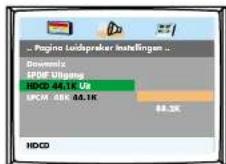 Magnum TVDVD 5561 - PAGINA AUDIO INSTELLINGEN : - 3