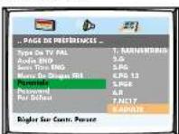 Magnum TVDVD 5561 - MENU PRÉFÉRENCES - 5