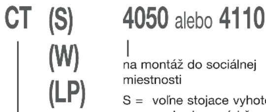 DOMETIC CTLP 4110 - Označenie modelu - 1