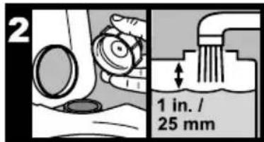 DOMETIC 970 - Forbered toalettet for bruk - 3