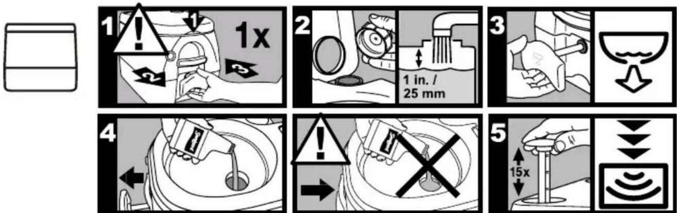 DOMETIC 970 - Prepare toilet for use - 1