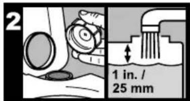 DOMETIC 970 - Préparation de la toilette avant utilisation - 3