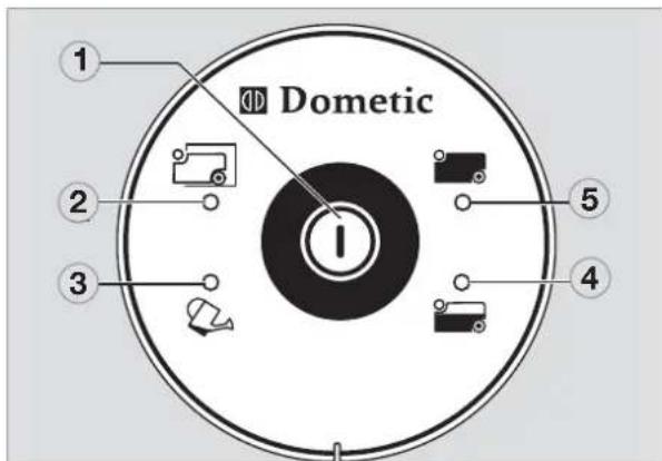 DOMETIC CTLP 4050 - Kontroll- og betjeningspanel - 1