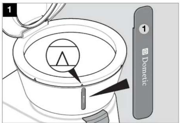 DOMETIC CTLP 4050 - Démonter le siège des toilettes - 1
