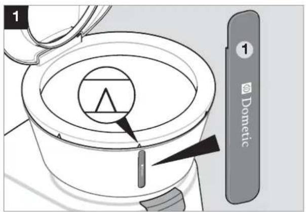 DOMETIC CTLP 4050 - Ta toalettet ut av drift - 2