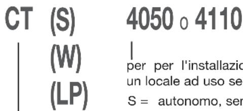 DOMETIC CTLP 4050 - Denominazione del modello - 1