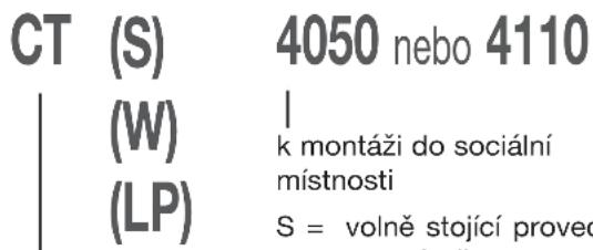 DOMETIC CTLP 4050 - Označení modelu - 1