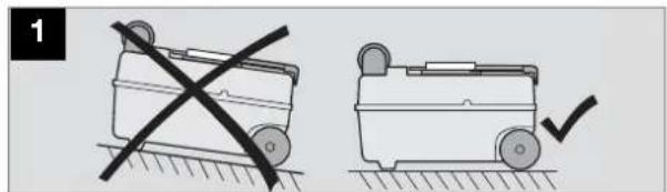 DOMETIC CTLP 4050 - Demontering av kassettätning - 1