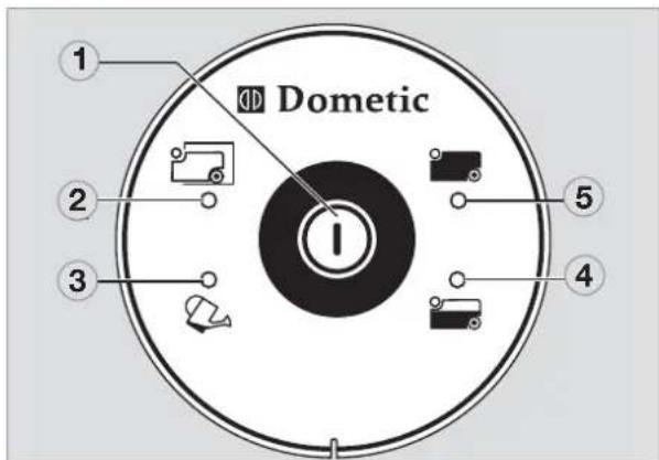 DOMETIC CTLP 4050 - Indicatie- en bedieningspaneel - 1