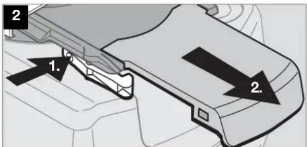DOMETIC CT 4050 - Demontering av kassettätning - 2