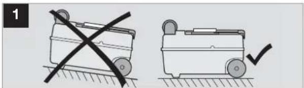 DOMETIC CT 4050 - Desmontaje de la obturación del cassette - 1